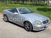 Usado Mercedes SLK320 218 CV (160 kW) 2001 Gris / plata Descapotable