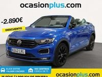 Usado VW T-Roc Cabriolet R-line 150 CV (110 kW) 2021 Azul Descapotable