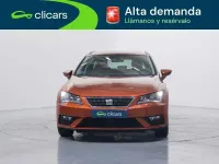 Usado Seat Leon ST Style 110 CV (80 kW) 2018 Naranja Familiar