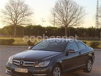 Usado Mercedes C220 170 CV (125 kW) 2013 Gris / plata Coupe