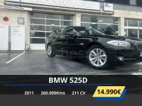 Usado BMW 525 204 CV (150 kW) 2011 Azul Familiar