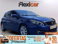 Usado Peugeot 308 Access 110 CV (80 kW) 2020 Azul Utilitario