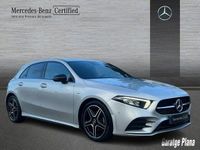 Usado Mercedes A180 AMG line 116 CV (85 kW) 2022 Plata iridio