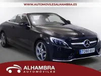 Usado Mercedes C220 170 CV (125 kW) 2018 Negro Descapotable