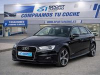 Usado Audi A3 Sportback S-Line 110 CV (80 kW) 2016 Negro Utilitario
