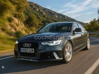 Usado Audi A6 177 CV (130 kW) 2012 Negro Berlina