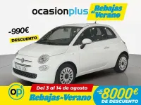 Usado Fiat 500 Lounge 69 CV (50 kW) 2020 Blanco Utilitario
