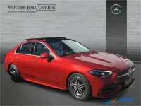 Usado Mercedes C220 200 CV (147 kW) 2023 Rojo Berlina