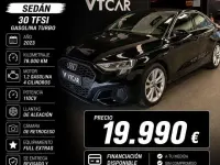 Usado Audi A3 110 CV (80 kW) 2023 Negro Berlina