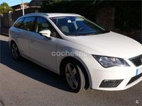 Usado Seat Leon ST Style 110 CV (80 kW) 2017 Blanco Familiar