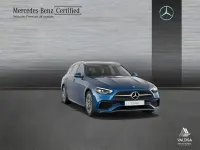 Usado Mercedes C220 AMG line 200 CV (147 kW) 2024 Azul Familiar