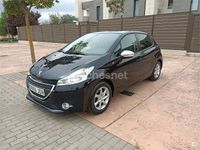 Usado Peugeot 208 Style 82 CV (60 kW) 2015 Azul Utilitario