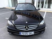 Usado Mercedes C220 150 CV (110 kW) 2009 Negro Coupe
