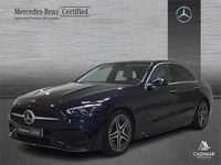 Usado Mercedes C220 AMG line 200 CV (147 kW) 2022 Azul Berlina
