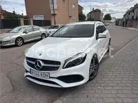 Usado Mercedes A200 AMG line 136 CV (100 kW) 2017 Blanco Berlina