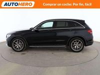 Usado Mercedes GLC200 AMG line 163 CV (119 kW) 2021 Negro SUV