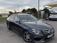 Usado Mercedes E220 Avantgarde 170 CV (125 kW) 2015 Gris / plata Berlina
