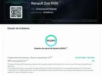 Usado Renault Zoe Intens 99 kW (135 CV) 2021 Gris Utilitario
