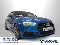 Usado Audi A3 150 CV (110 kW) 2018 Azul Berlina