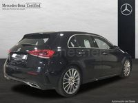 Usado Mercedes A200 AMG line 163 CV (119 kW) 2019 Negro cosmos Berlina