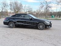 Usado Mercedes E220 170 CV (125 kW) 2014 Negro Descapotable