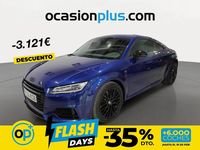 Usado Audi TTS S-Line 230 CV (169 kW) 2017 Azul Coupe