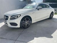 Usado Mercedes C220 AMG line 170 CV (125 kW) 2016 Blanco Coupe