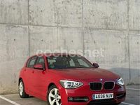 Usado BMW 118 Sport Line 170 CV (125 kW) 2012 Rojo Utilitario