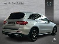 Usado Mercedes GLC220 AMG line 170 CV (125 kW) 2018 Gris / plata SUV