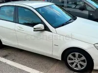 Usado Mercedes C200 Avantgarde 136 CV (100 kW) 2012 Blanco Berlina