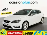 Usado Seat Leon SC FR 150 CV (110 kW) 2017 Blanco Utilitario