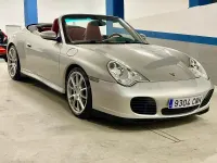 Usado Porsche 911 Carrera 4S Cabriolet 320 CV (235 kW) 2003 Gris / plata Descapotable