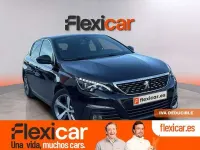 Usado Peugeot 308 GT-line 131 CV (96 kW) 2019 Negro Berlina