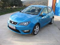 Usado Seat Ibiza FR 105 CV (77 kW) 2015 Azul Utilitario