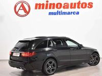 Usado Mercedes C300e AMG line 310 CV (228 kW) 2020 Negro Familiar