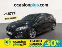 Usado Ford Focus ST-Line 120 CV (88 kW) 2018 Negro Berlina
