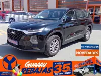 Usado Hyundai Santa Fe 150 CV (110 kW) 2018 Negro SUV