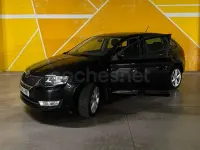 Usado Skoda Rapid Ambition 90 CV (66 kW) 2014 Negro Utilitario