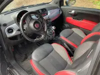 Usado Fiat 500C Lounge 85 CV (62 kW) 2015 Negro Descapotable