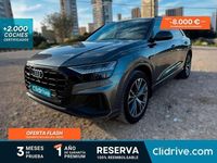 Usado Audi Q8 S-Line 286 CV (210 kW) 2020 Gris SUV