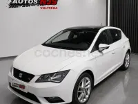 Usado Seat Leon Style 105 CV (77 kW) 2013 Blanco Berlina