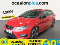 Usado Seat Leon ST FR 125 CV (91 kW) 2016 Rojo Familiar