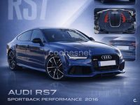 Usado Audi RS7 Sportback Performance 605 CV (444 kW) 2016 Azul Utilitario
