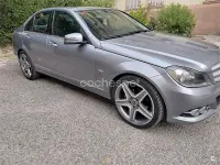 Usado Mercedes C200 Avantgarde 136 CV (100 kW) 2012 Gris / plata Berlina