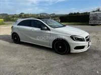 Usado Mercedes A200 AMG line 136 CV (100 kW) 2015 Blanco Berlina