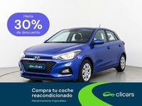 Usado Hyundai i20 75 CV (55 kW) 2018 Azul Utilitario