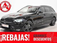 Usado Mercedes C300e AMG line 313 CV (230 kW) 2022 Negro Familiar