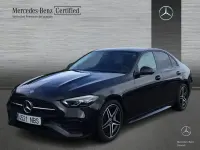 Usado Mercedes C220 AMG line 200 CV (147 kW) 2025 Negro obsidiana Berlina