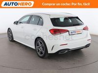 Usado Mercedes A180 AMG line 137 CV (100 kW) 2019 Blanco Berlina