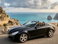 Usado Mercedes SLK200 163 CV (119 kW) 2004 Negro Descapotable